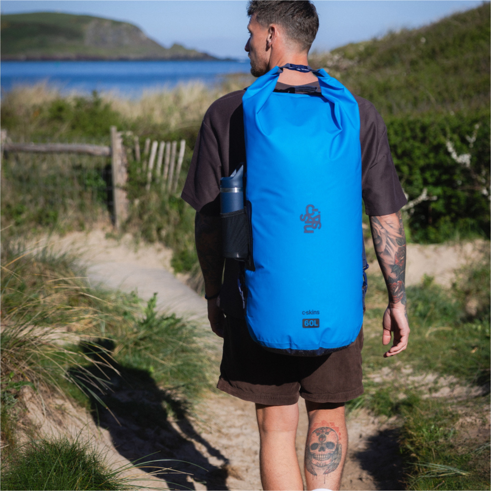 2026 C-Skins Session 60L Dry Bag C-DBSE60 - Hawaiian Blue